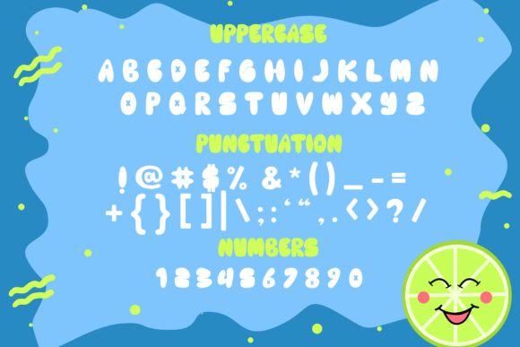 Cute Lime Font - Preview 6