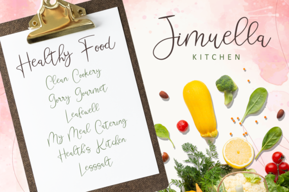 Jimuella Font PNG with transparent background - Preview 5