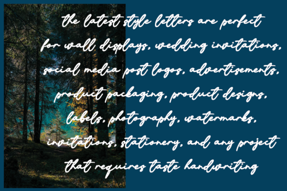 Pine Trees Font PNG with transparent background - Preview 2