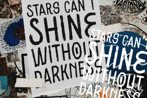 Black Ground Font - Preview 1
