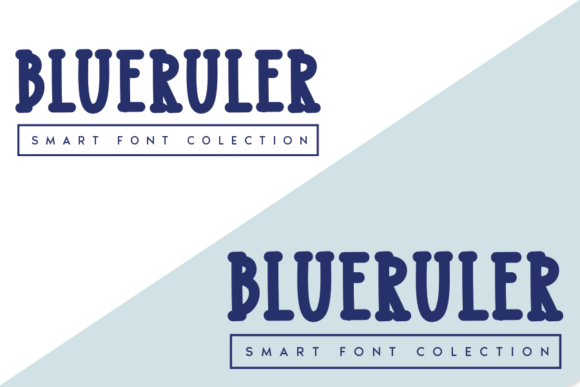 Blueruler Font - Preview 1
