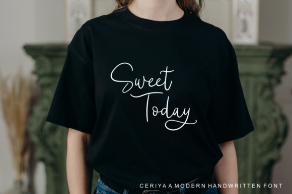 Ceriya Font PNG with transparent background - Preview 1