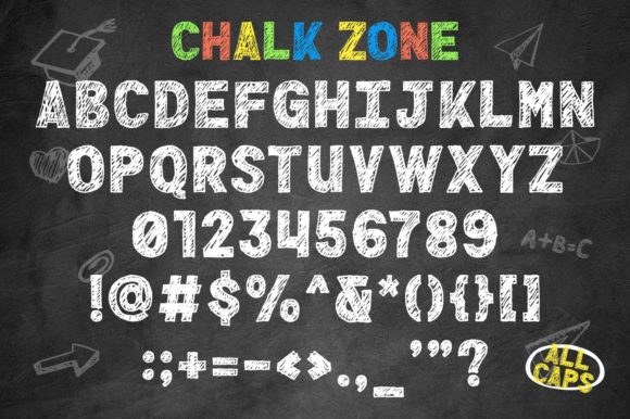 Chalk Zone Font - Preview 5