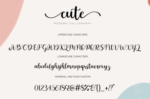 Cute Font - Preview 5