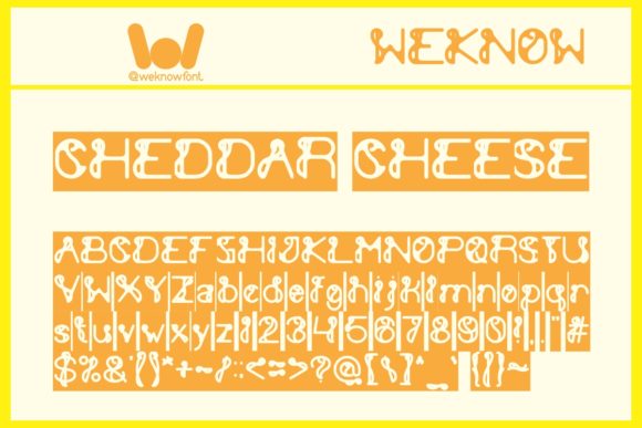 Extra Cheese Font - Preview 3