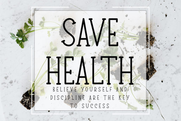Green House Font PNG with transparent background - Preview 2