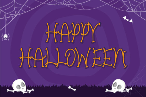 Halloween Skull Font - Preview 1