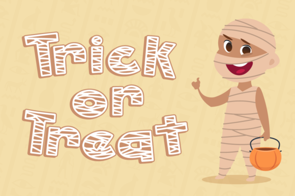 Hollow Mummy Font - Preview 3