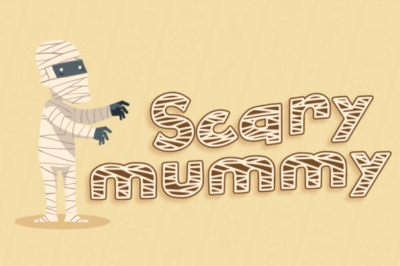 Hollow Mummy Font - Preview 4