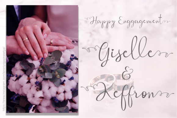 Mikella Font PNG with transparent background - Preview 3