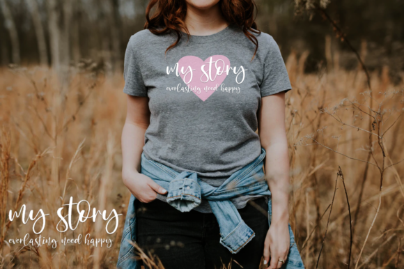 Morning Girls Font PNG with transparent background - Preview 2