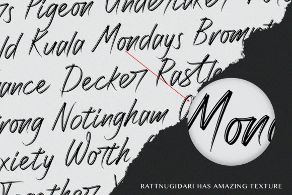 Rattnugidari Font PNG with transparent background - Preview 1