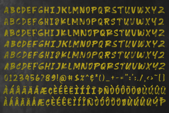 Rockets Battle Font PNG with transparent background - Preview 2