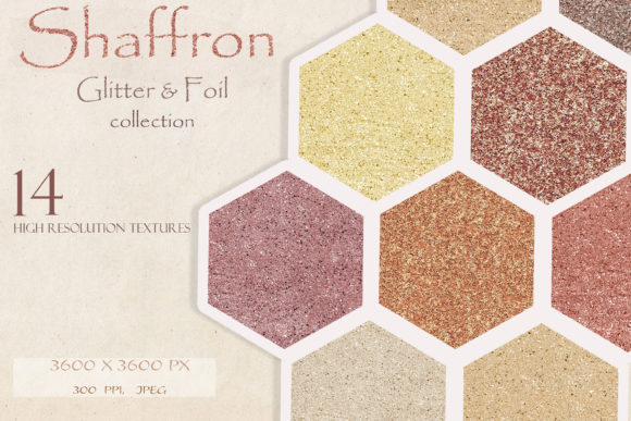 Shaffron Metallic Glitter & Foil Collection