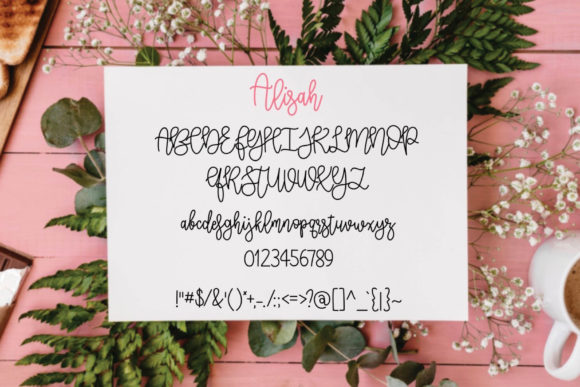 Alisah Font - Preview 3