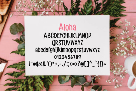 Aloha Font - Preview 3