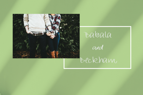 Beckham Font - Preview 4