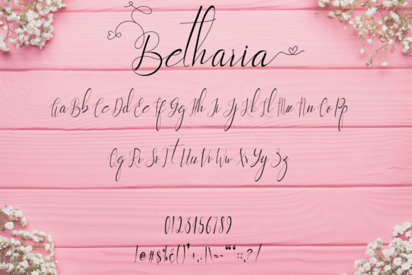Betharia Font - Preview 4