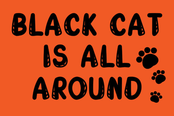 Black Cat Font - Preview 4