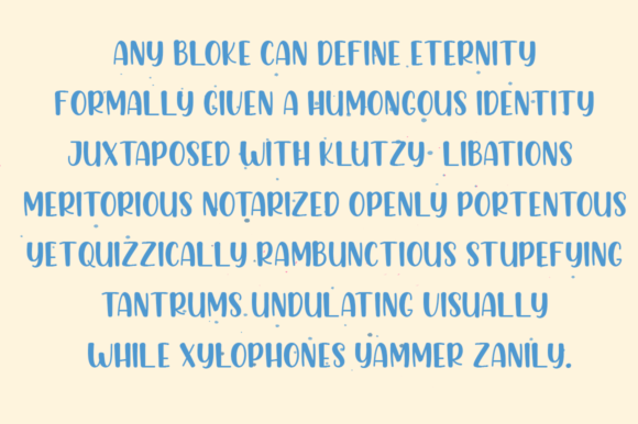 Chicken Quiche Font PNG with transparent background - Preview 6