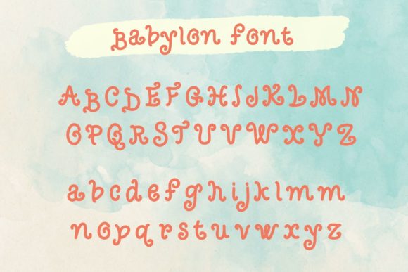 Babylon Font - Preview 3