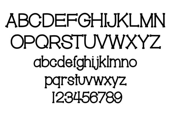 Black Hole Font - Preview 1