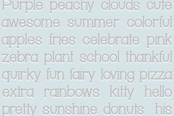 Black Hole Font - Preview 2