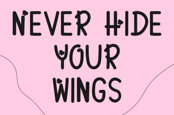 Butterfly Font - Preview 3