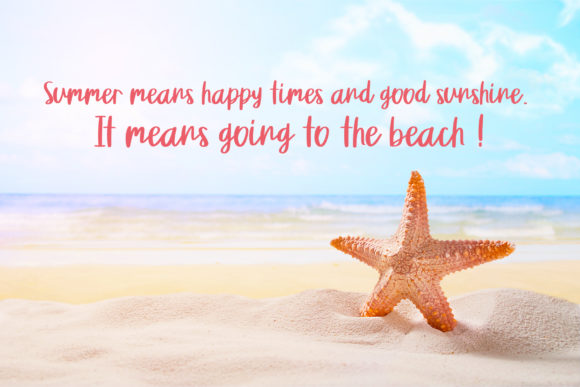 Chilling on the Beach Font PNG with transparent background - Preview 4
