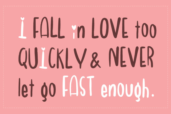 Fall in Love Quickly Font - Preview 6