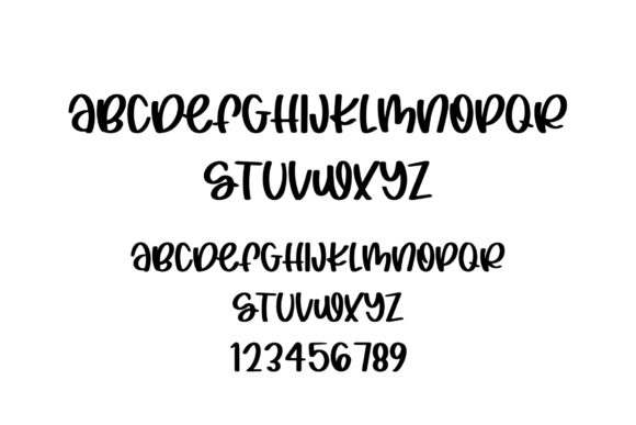 Gerber Daisy Font PNG with transparent background - Preview 1