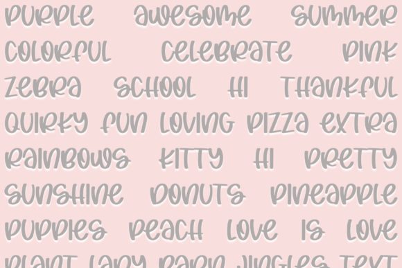 Gerber Daisy Font PNG with transparent background - Preview 2