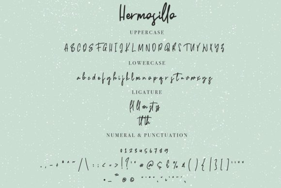 Hermosillo Font PNG with transparent background - Preview 4