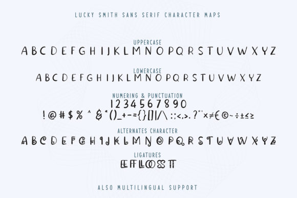 Lucky Smith Font PNG with transparent background - Preview 5