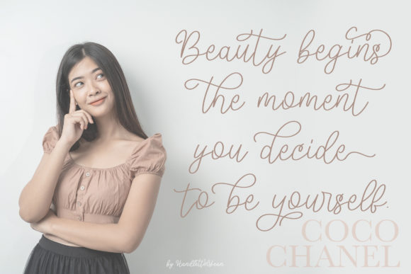 Mellyna Font PNG with transparent background - Preview 5