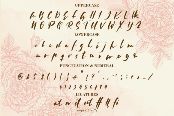 Morning Silhouette Font PNG with transparent background - Preview 3