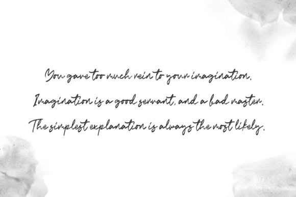 Ocean Dream Font PNG with transparent background - Preview 2