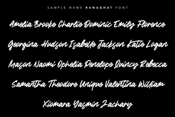 Ranaghat Font PNG with transparent background - Preview 1