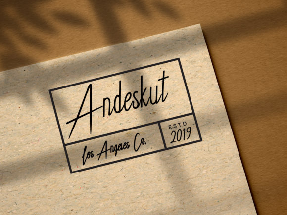 Andeskut Font PNG with transparent background - Preview 1