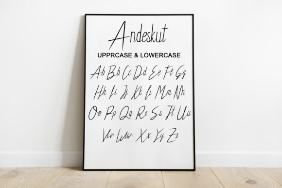 Andeskut Font PNG with transparent background - Preview 3