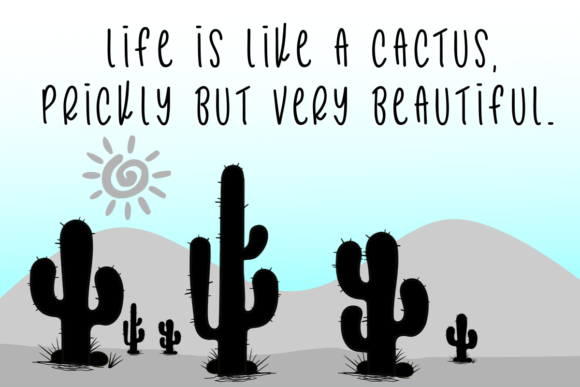 Cactus Story Font - Preview 3