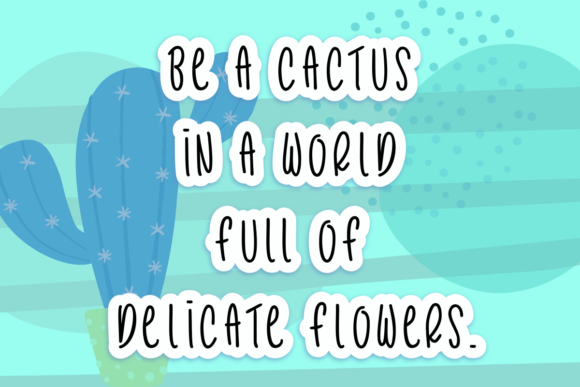 Cactus Story Font - Preview 4