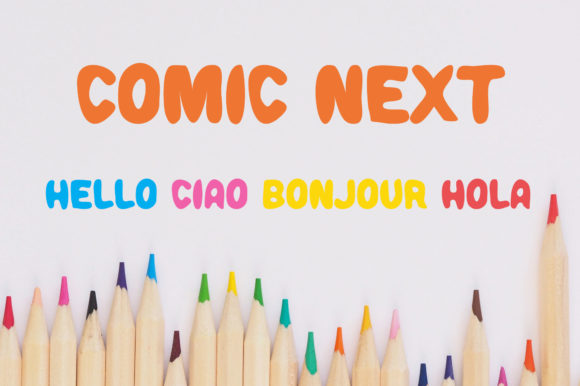 Comic Next Font - Preview 4