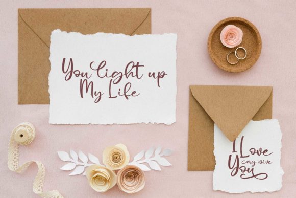 Denadia Font PNG with transparent background - Preview 1