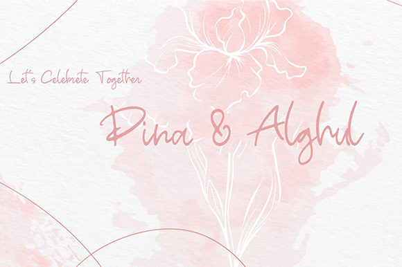 Hudza Signature Font PNG with transparent background - Preview 3