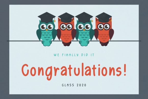 Owl Kids Zone Font PNG with transparent background - Preview 1