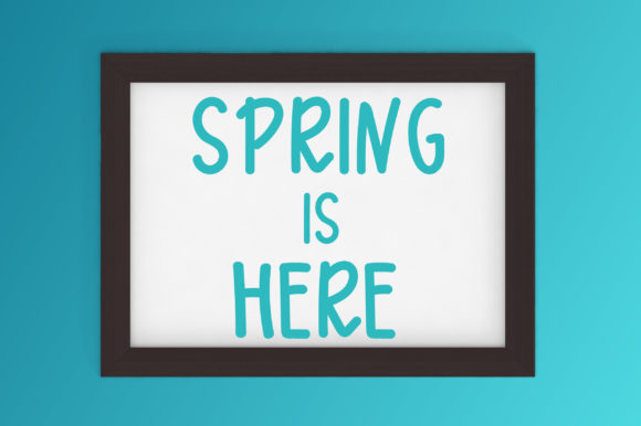Rosy Daisy Font PNG with transparent background - Preview 4