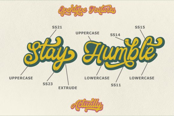 Actually Font - Preview 4