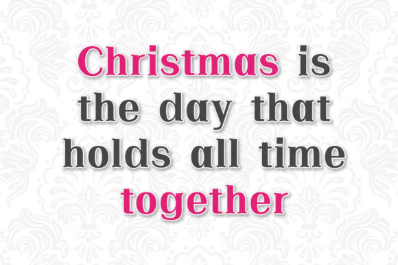 Christmas Font - Preview 3