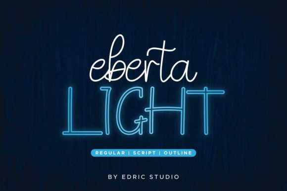 Eberta Light Font - Preview 1